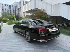 2021 Audi A8L 55 TFSI quattro Luxury, чёрный — фото 9
