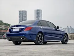 2021 Mercedes-Benz C-Class C 260 L Sport, синий — фото 23