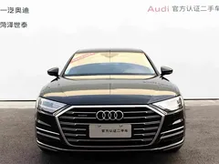 2021 Audi A8L 50 TFSI quattro Comfort, чёрный — фото 1