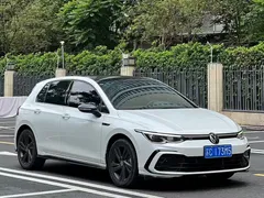 2021 Volkswagen Golf 280TSI DSG R-Line, белый — фото 2