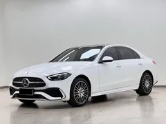 2022 Mercedes-Benz C-Class C 260 L Sport, белый — фото 1