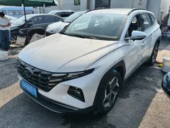 2023 Hyundai Tucson L 1.5T AT 2WD LUX Premium, белый — фото 1