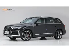 2023 Audi Q7 3.0T 55 TFSI quattro S Premium, чёрный — фото 1