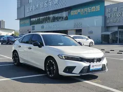 2023 Honda Civic Hatchback 240TURBO CVT, белый — фото 3