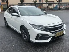 2021 Honda Civic Hatchback 220TURBO CVT, белый — фото 2