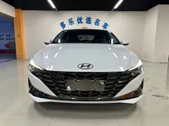 2021 Hyundai Elantra 1.5L CVT LUX Premium, белый — фото 2