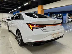 2021 Hyundai Elantra 1.5L CVT LUX Premium, белый — фото 8