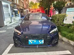 2022 Audi S5 3.0T Coupe, синий — фото 2