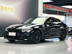 2021 BMW 3 Series 330i M Sport Night Package, чёрный — фото 1