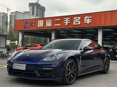 2021 Porsche Panamera 2.9T Executive, синий — фото 1