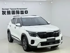2023 Kia Seltos 1.5L CVT Luxury, белый — фото 3