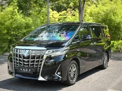 2021 Toyota Alphard Hybrid 2.5L Premium, чёрный — фото 1