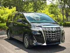 2021 Toyota Alphard Hybrid 2.5L Premium, чёрный — фото 3