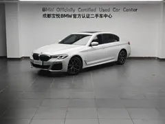 2021 BMW 5 Series 530Li Premium M Sport Package, белый — фото 1