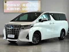 2021 Toyota Alphard Hybrid 2.5L Premium, белый — фото 1