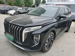 2024 Hongqi HS7 2.0T PHEV 4WD 7, чёрный — фото 2