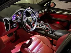 2023 Porsche Cayenne S 2.9T Platinum, синий — фото 2