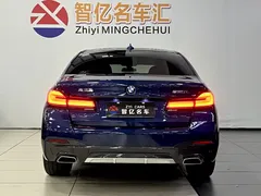 2021 BMW 5 Series 530Li Premium M Sport Package, синий — фото 13