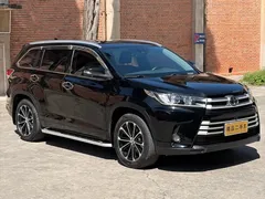 2021 Toyota Highlander 2.0T 4WD Luxury 7, чёрный — фото 2