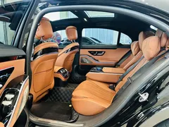 2022 Mercedes-Benz S-Class S 400 L Luxury, чёрный — фото 5