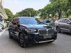 2022 BMW X3, чёрный — фото 2