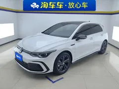 2021 Volkswagen Golf 280TSI DSG R-Line, белый — фото 1