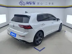 2021 Volkswagen Golf 280TSI DSG R-Line, белый — фото 3
