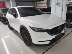 2021 Mazda CX-5 2.5L AT 2WD Black Knight, белый — фото 4