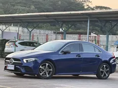 2022 Mercedes-Benz A-Class A 200 L Sport Sedan Fashion, синий — фото 2