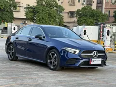2022 Mercedes-Benz A-Class A 200 L Sport Sedan Fashion, синий — фото 4
