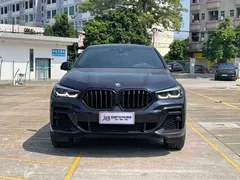 2022 BMW X6, чёрный — фото 18