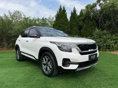 2021 Kia Seltos 1.5L CVT Trend, белый — фото 3