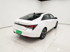 2021 Hyundai Elantra 1.5L CVT GLX Elite, белый — фото 4