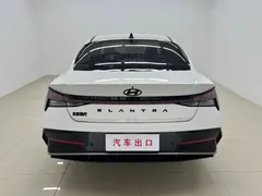 2023 Hyundai Elantra 1.5L CVT LUX Premium, белый — фото 5