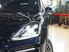 2023 Porsche Cayenne S 2.9T Platinum, синий — фото 13