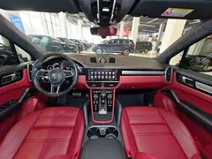2023 Porsche Cayenne S 2.9T Platinum, синий — фото 44