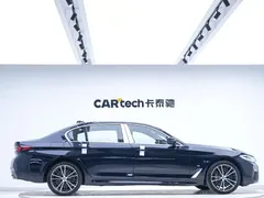 2023 BMW 5 Series 530Li Leading M Sport Package, чёрный — фото 4