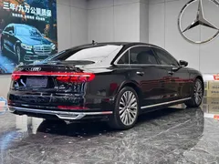2021 Audi A8L 55 TFSI quattro Luxury, чёрный — фото 7