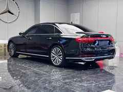 2021 Audi A8L 55 TFSI quattro Luxury, чёрный — фото 9