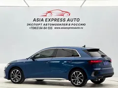 2021 Audi A3 Sportback 35 TFSI Sport, синий — фото 4