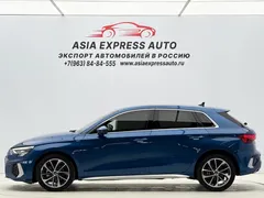 2021 Audi A3 Sportback 35 TFSI Sport, синий — фото 7