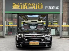 2021 Mercedes-Benz S-Class S 500 L 4MATIC, чёрный — фото 2