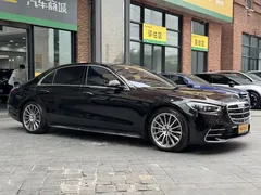 2021 Mercedes-Benz S-Class S 500 L 4MATIC, чёрный — фото 3