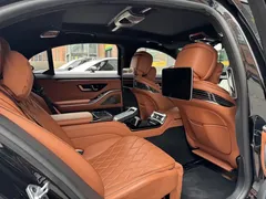 2021 Mercedes-Benz S-Class S 500 L 4MATIC, чёрный — фото 27