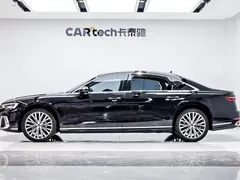2023 Audi A8L 50 TFSI quattro Premium, чёрный — фото 3