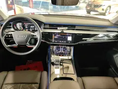 2021 Audi A8L 50 TFSI quattro Luxury, чёрный — фото 7