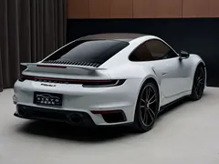 2022 Porsche 911 Turbo S 3.7T, белый — фото 4