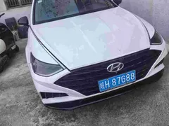 2020 Hyundai Sonata 380TGDi AT TOP Flagship, белый — фото 2