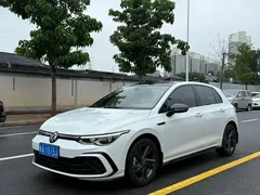 2021 Volkswagen Golf 280TSI DSG R-Line, белый — фото 1