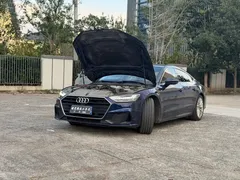 2021 Audi A7 45 TFSI, синий — фото 1